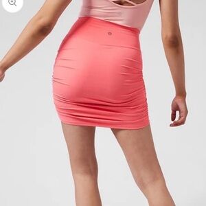 Athleta‎ Transcend Mini Fitted Skort Pink XXS